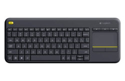 Logitech K400 Plus Media Keyboard - White.
